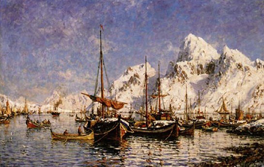 Gunnar Berg From Svolvar Harbor